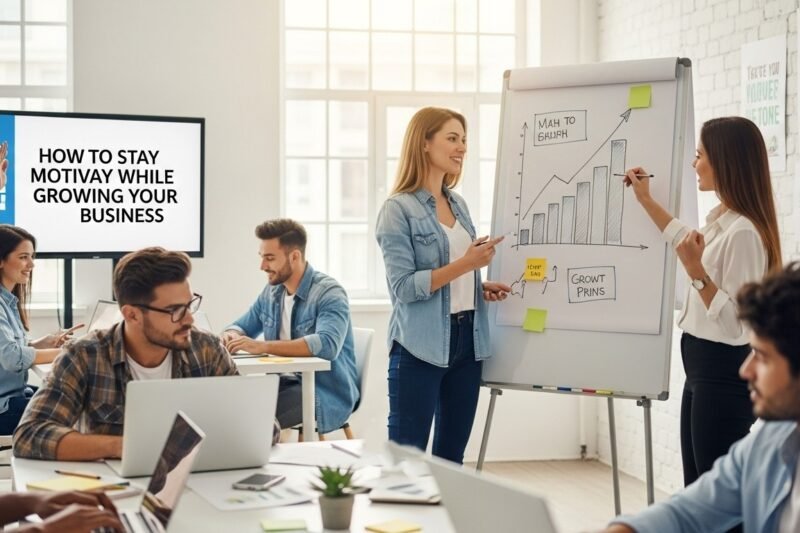 How to Stay Motivated While Growing Your Business