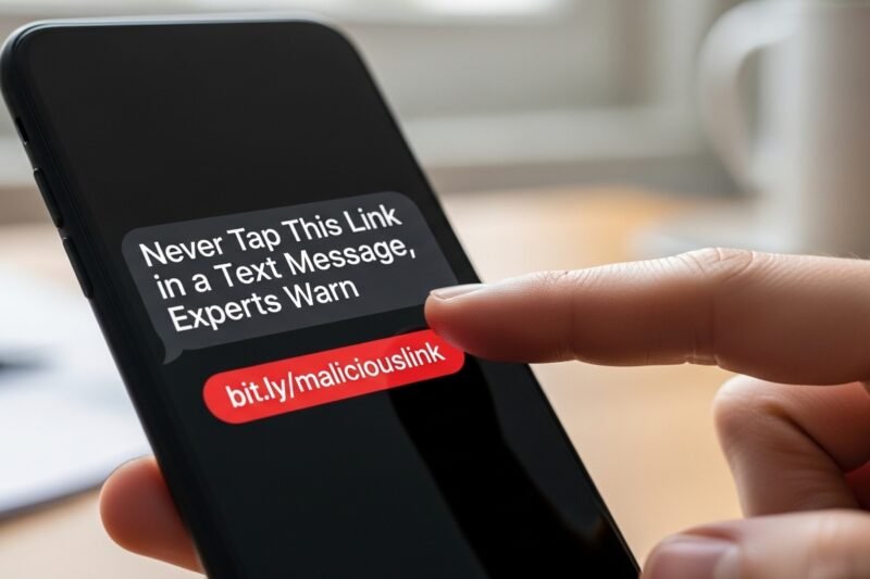 Never Tap This Link in a Text Message, Experts Warn